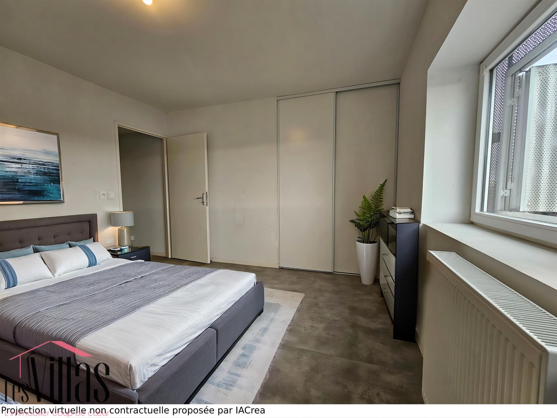 Spacious 2-room apartment with loggia and parking in Bègles, Terres Neuves district
