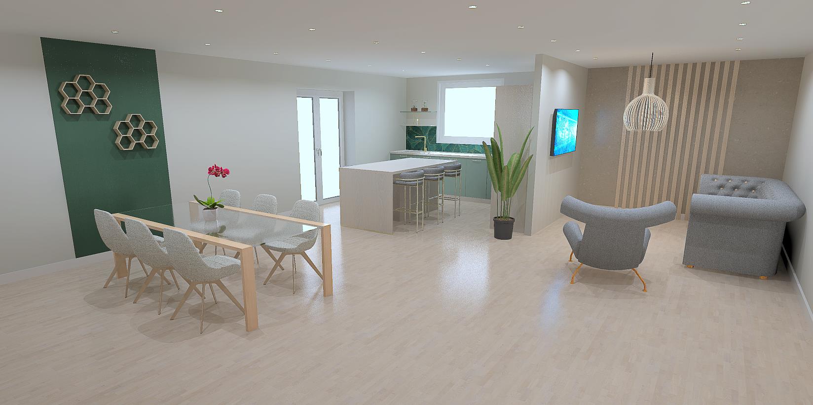 Appartement T4 de 84,4m2 avec extérieur et parkings