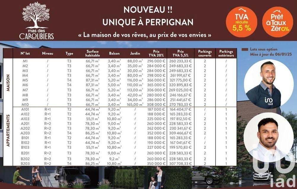 Appartement à vendre, 86m², Perpignan