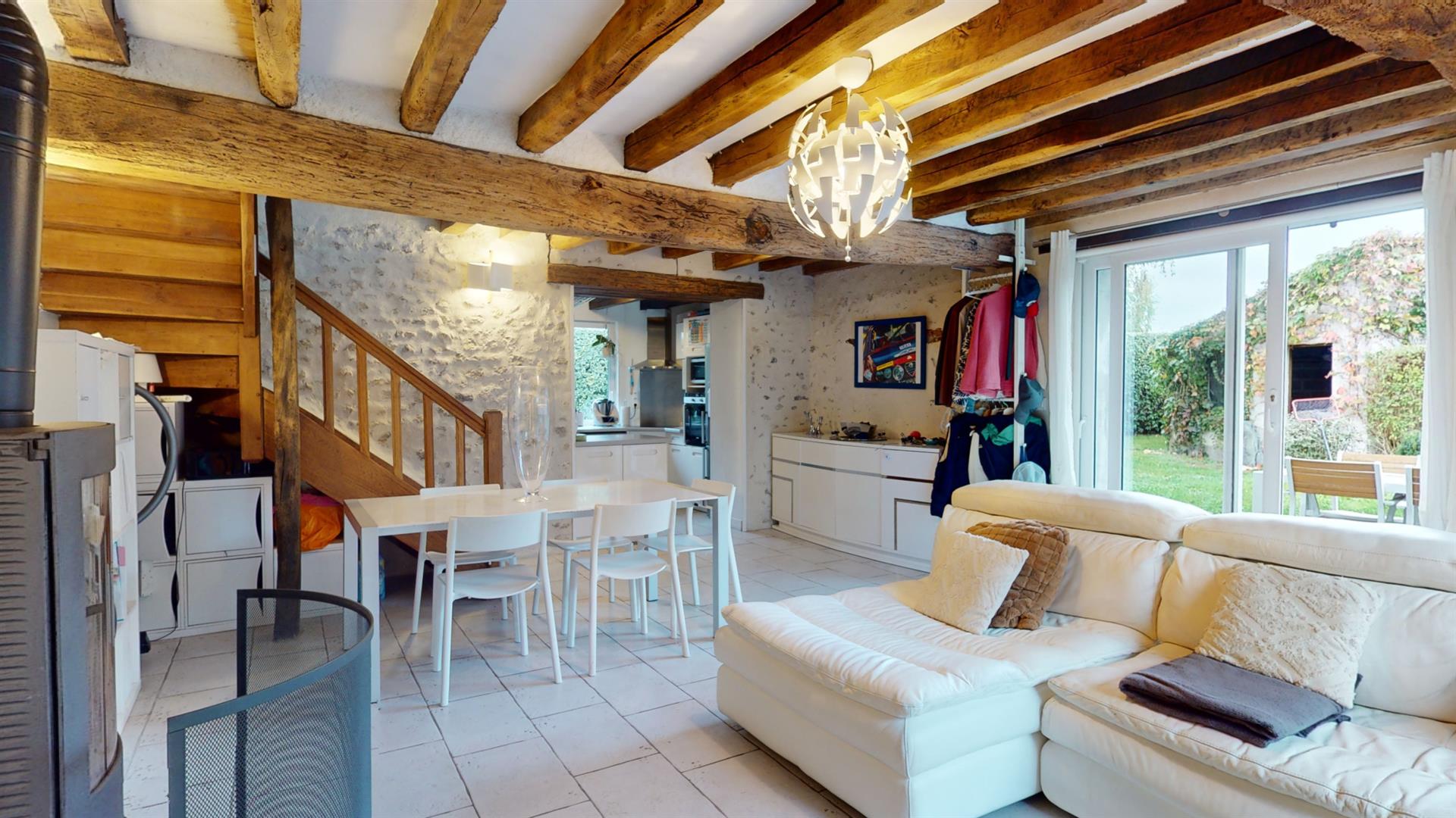 Nineteenth century character house with outbuilding and garage - peaceful and green setting