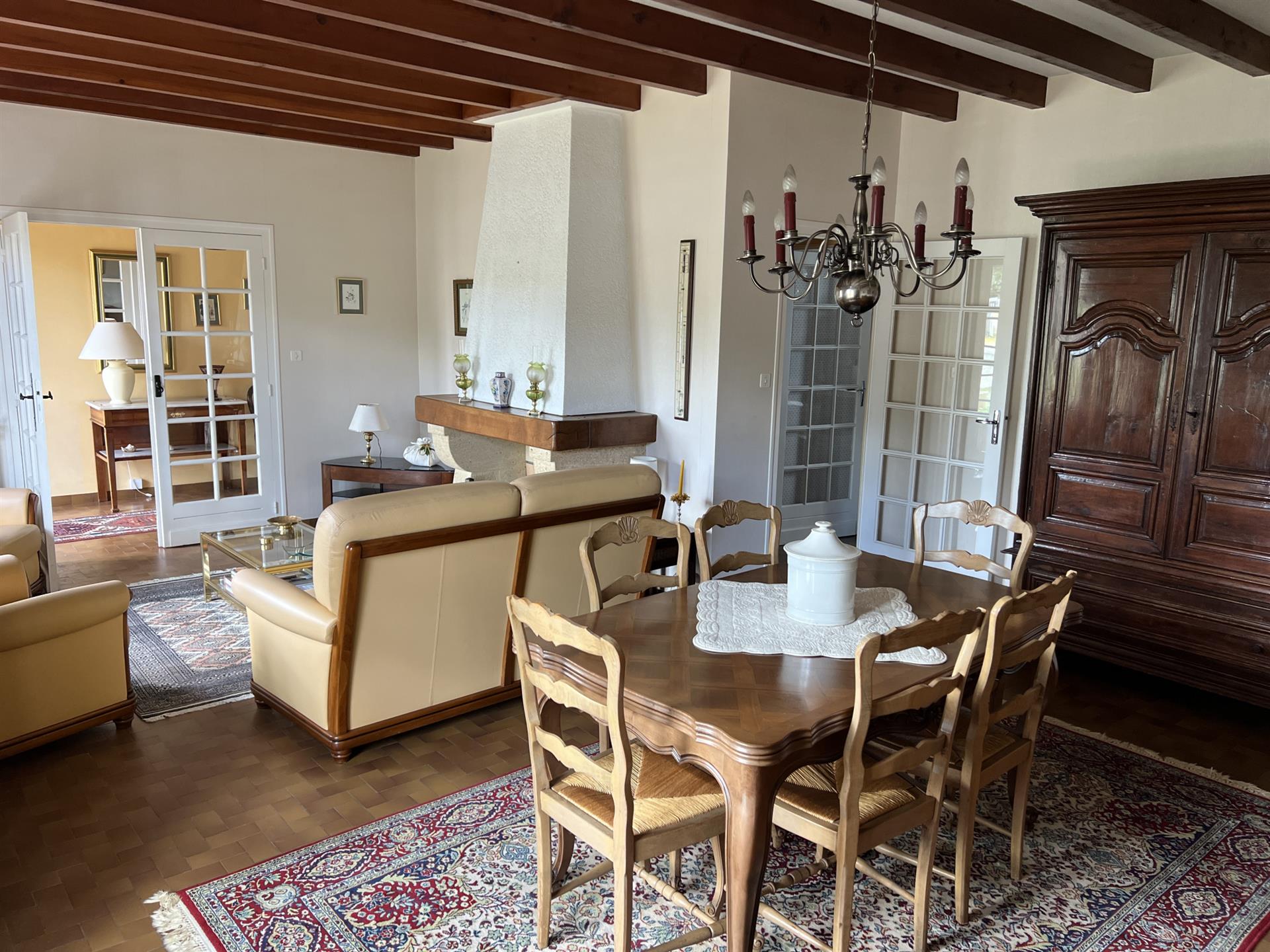 Casa de estilo landés a 600 m del centro de la ciudad