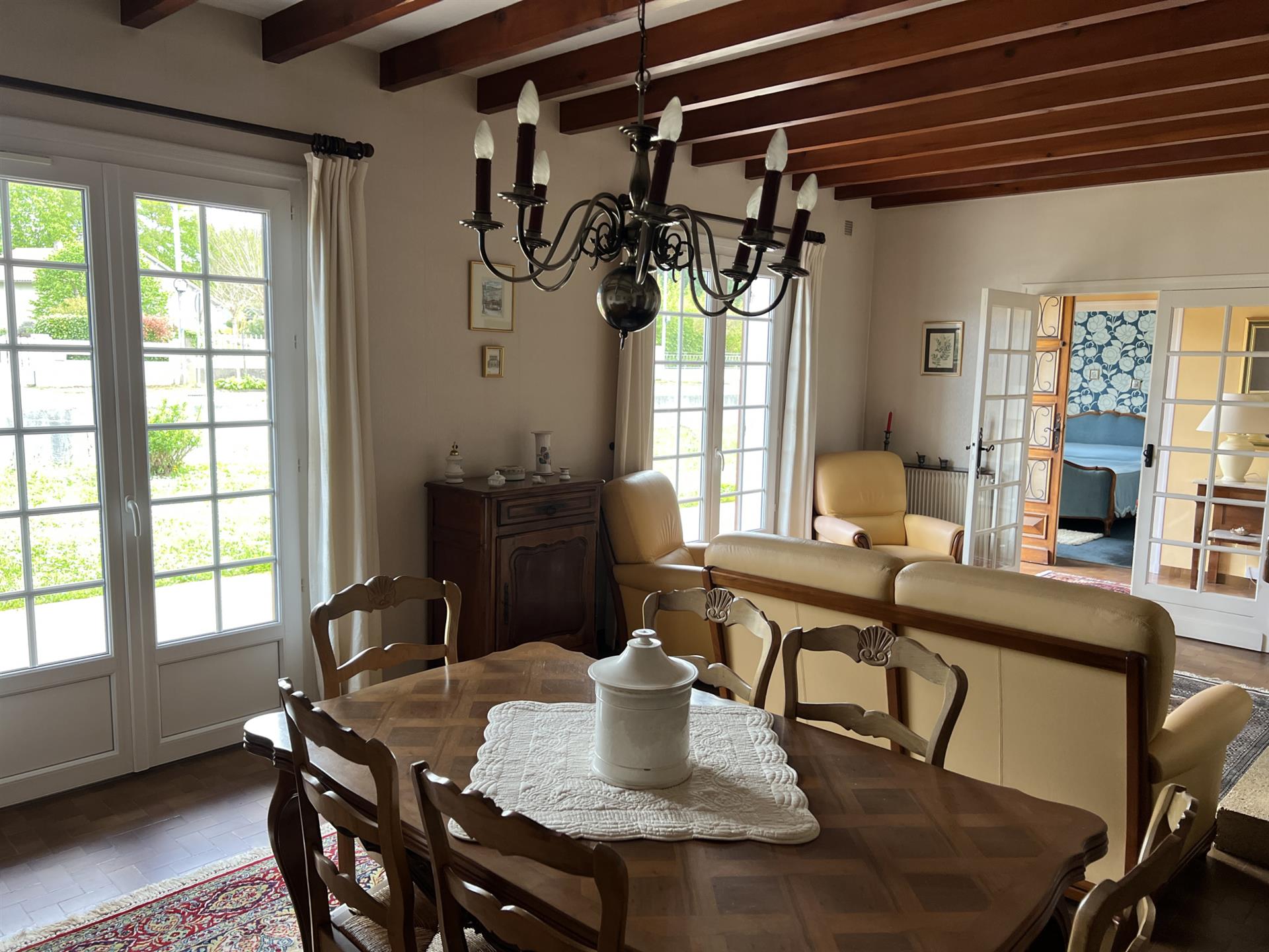 Casa de estilo landés a 600 m del centro de la ciudad