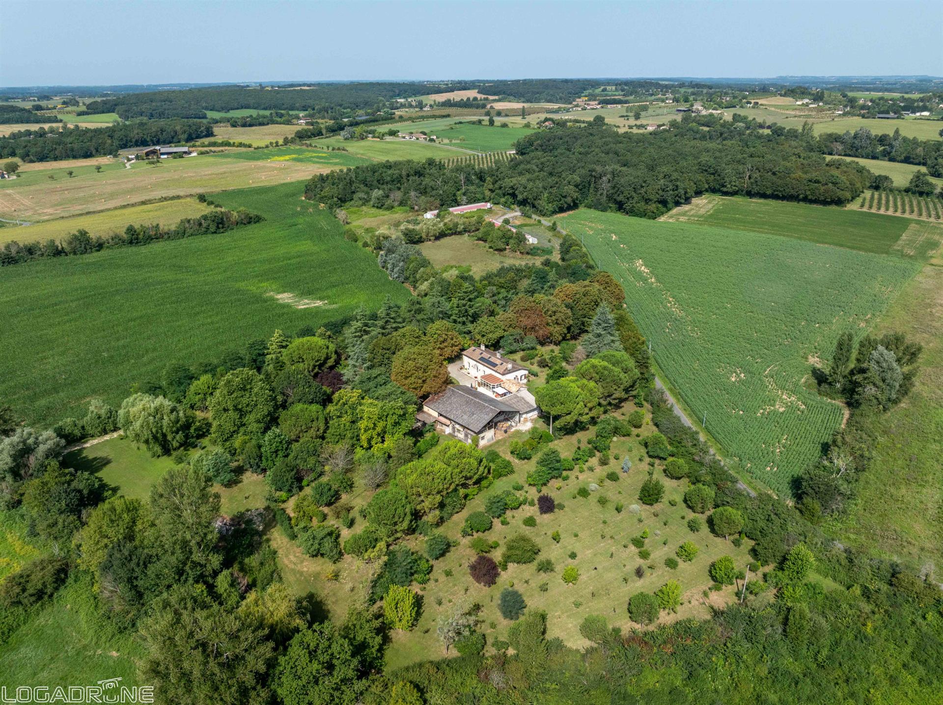 Magnificent property completely renovated with its wooded park!