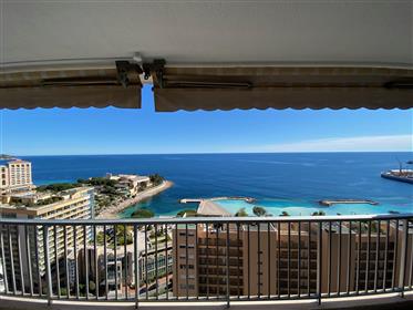 Château d'Azur - Good investment - 2 rooms with beautiful sea view on high floor