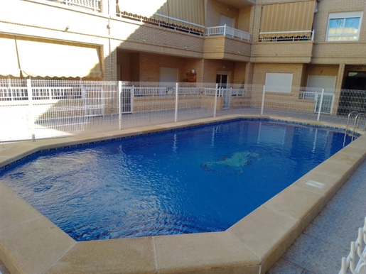 Ground floor apartment in Rafal with communal pool