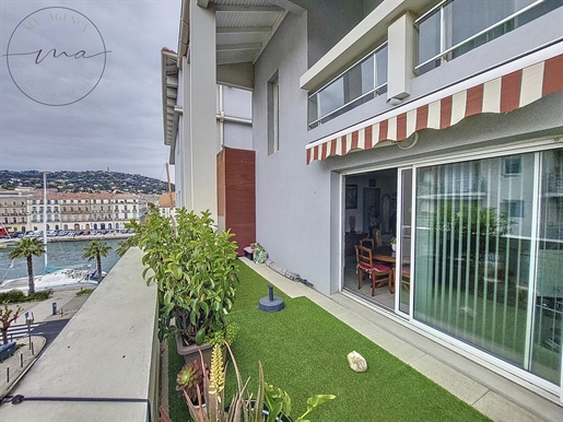 Sète, Montpellier 35 minuten, T4 duplex appartement van 100m2, 3 slaapkamers en 22m2 terrassen