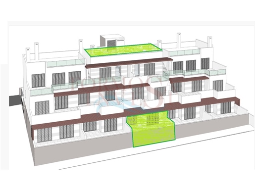 Apartamento T2 com estacionamento privativo e vista mar na Fuzeta