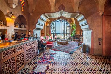 Authentique maison de style marocain avec vue sur la mer dans le vieux Jaffa
