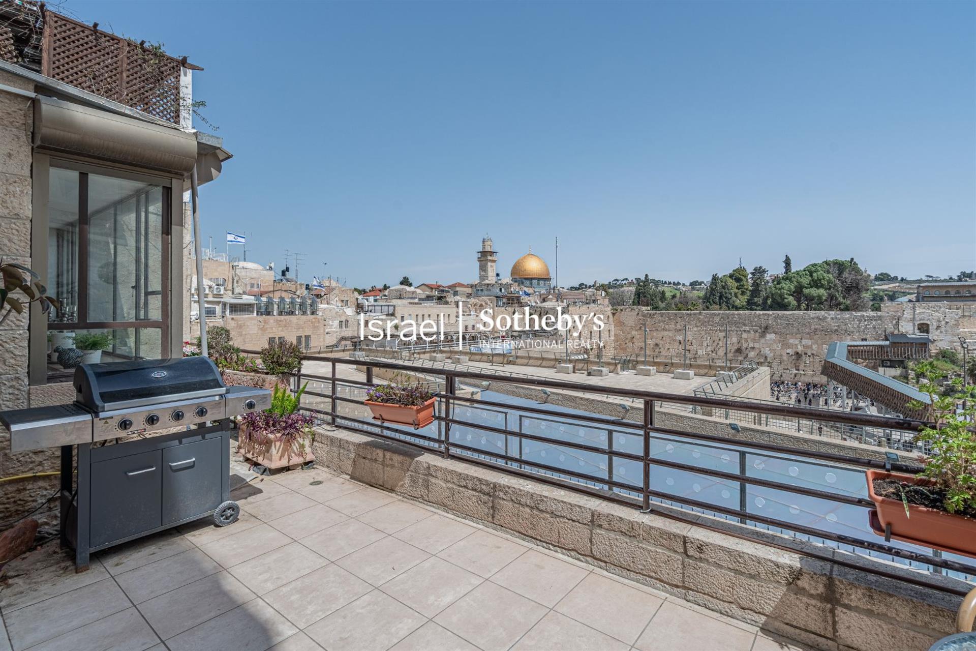 The One and Only Closest Living Space to the Western Wall and The Center of the Jewish World