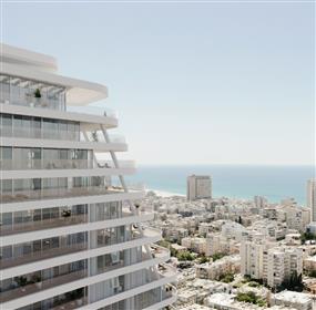 Appartement neuf avec vue panoramique dans une tour de luxe à Bat Yam