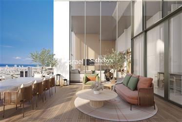 Luxury Residential Complex at the Sarona Gardens | Fl. 38 | Sea View Penthouse 453 sqm