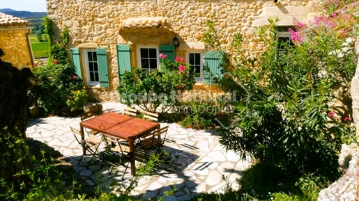 Stone village house, 3 bedrooms, with views, garden and parking