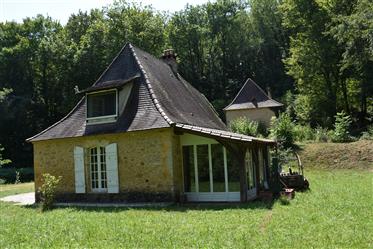 Zu verkaufen, in der Dordogne, in der Nähe von Paunat, Haus mit Ferienhaus