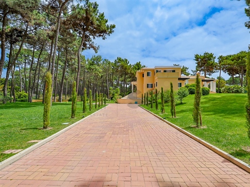 6 bedroom villa on a plot of land with 4860m2 in Herdade da Aroeira.