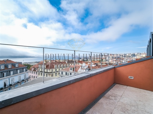 Appartement - T3 Duplex - Chiado avec une vue magnifique sur la rivière - Rua do Alecrim