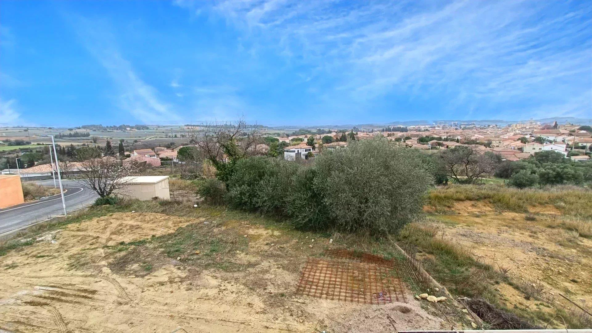 350M² Building Plot – Panoramic View – Cazouls-Les-Béziers