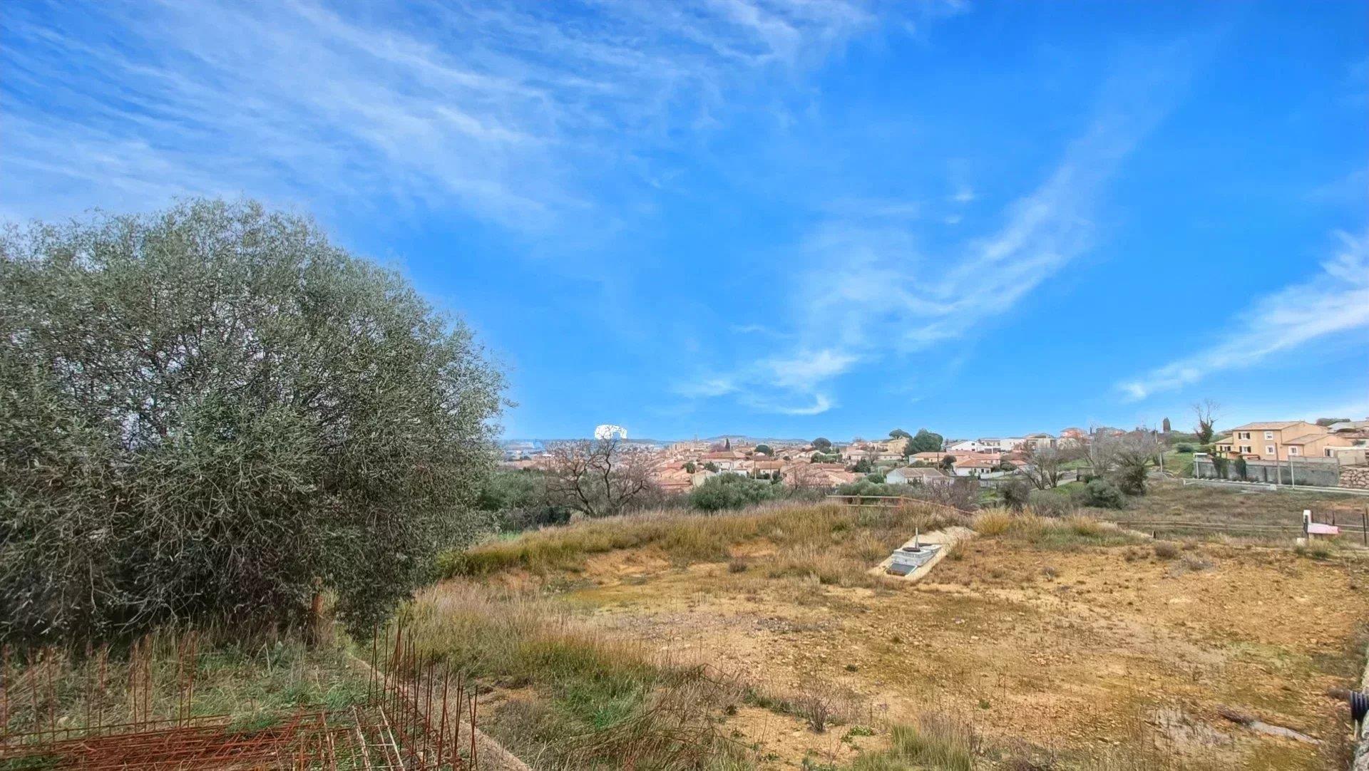350M² Building Plot – Panoramic View – Cazouls-Les-Béziers