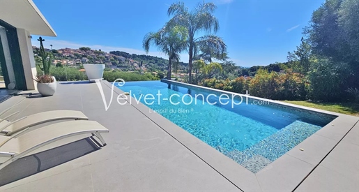 Close To Antibes - Contemporary Style Villa With Panoramic View
