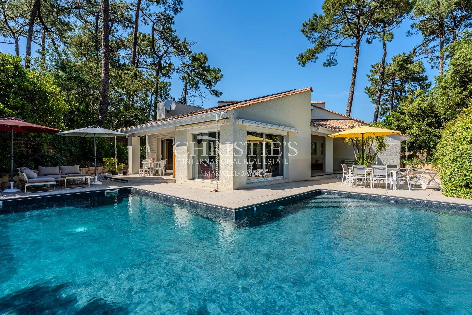 Pyla- Maison d'architecte avec piscine