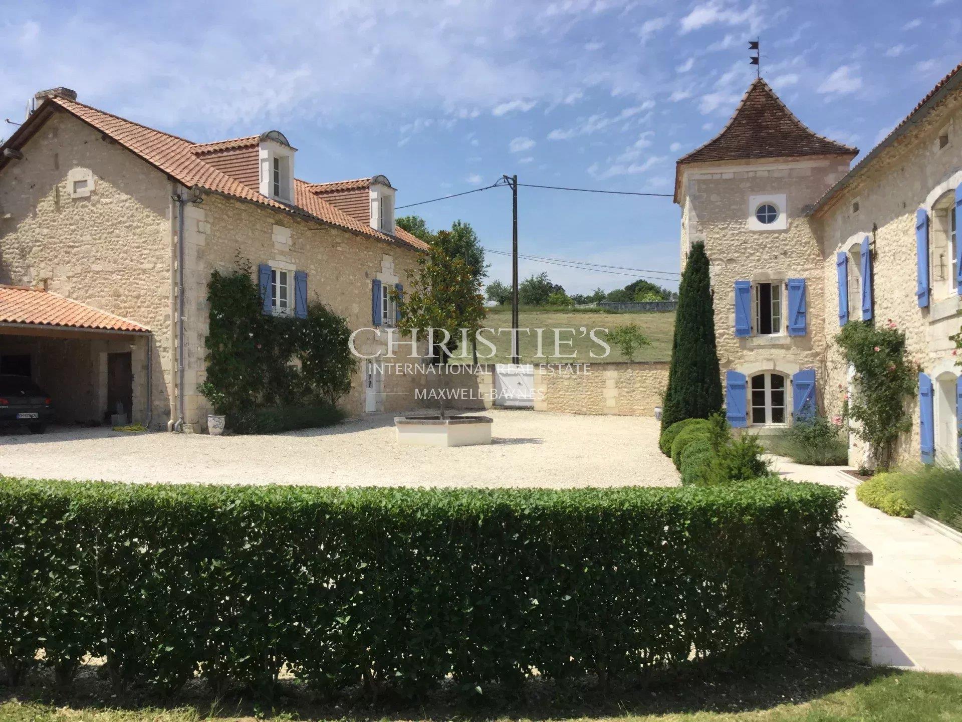 Gem of a Chateau with gite & pool near Brantome Dordogne