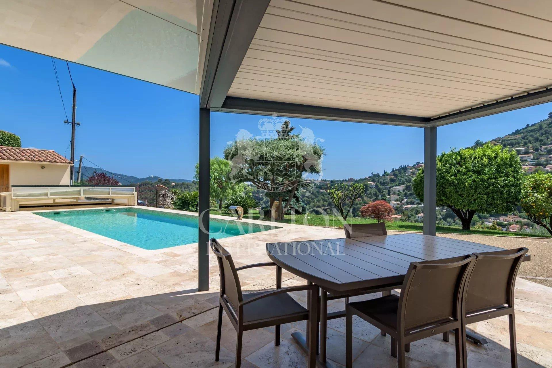 Haven of peace, near Nice, villa with swimming pool