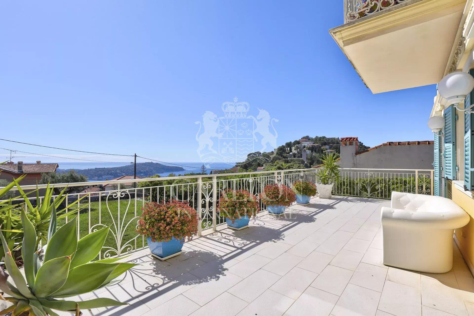 Villefranche sur mer, sea view villa