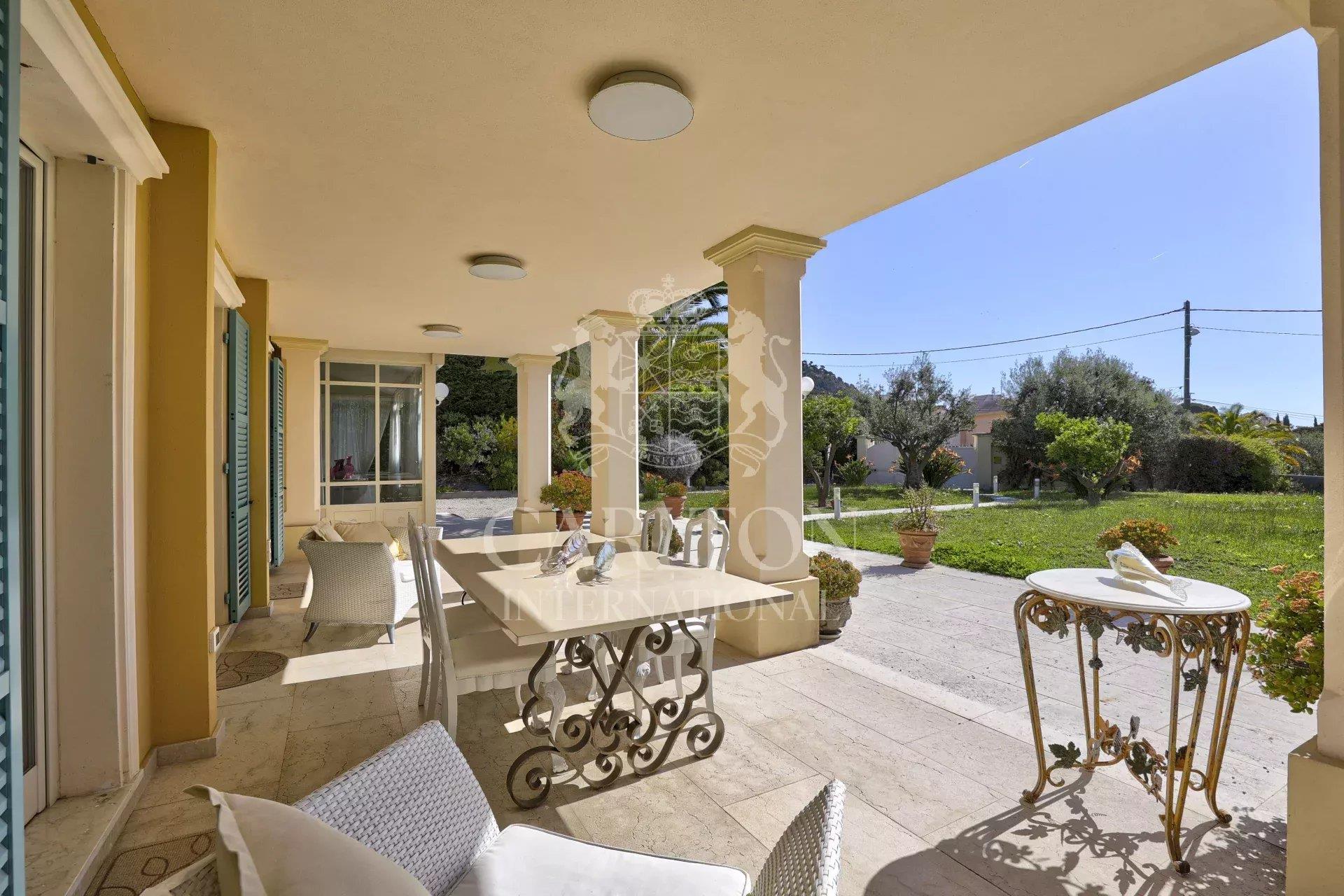Villefranche sur mer, sea view villa