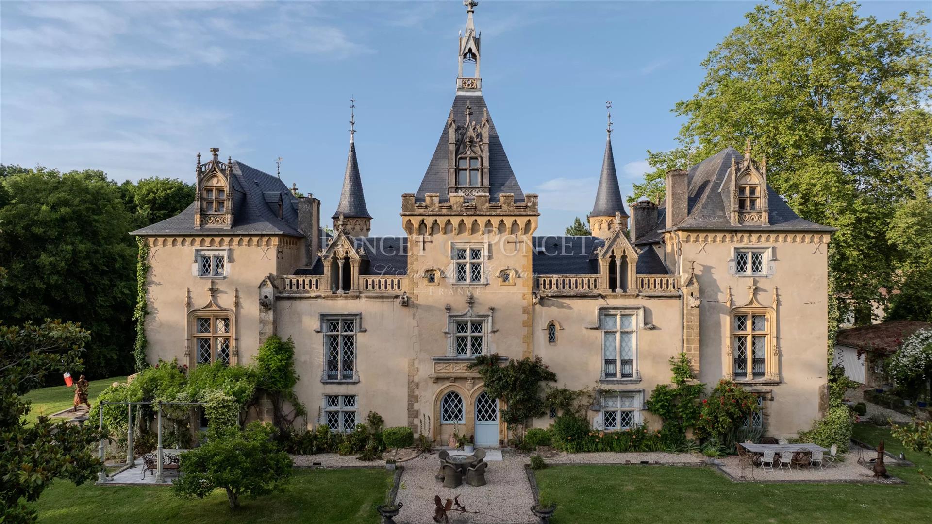 Rare Neo-Gothic Castle