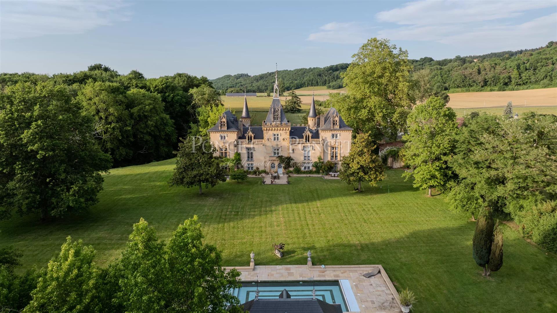 Rare Neo-Gothic Castle