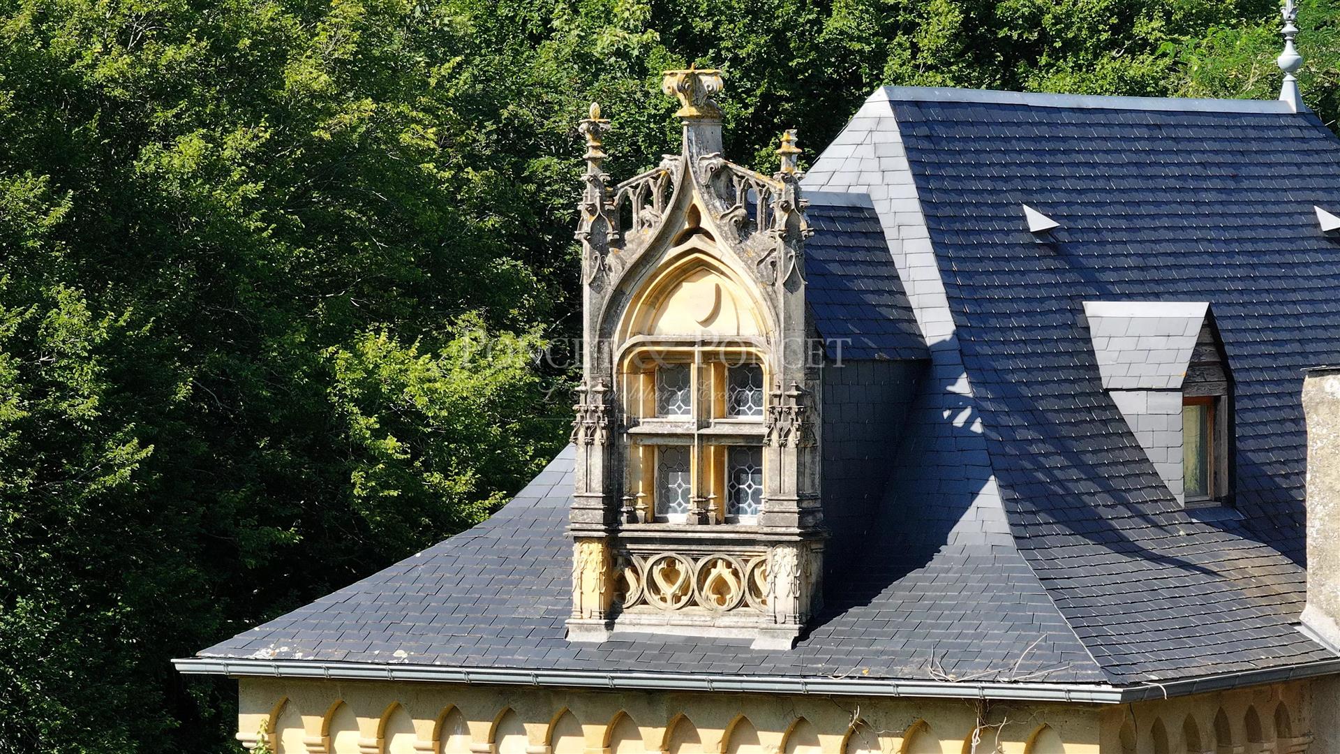 Rare Neo-Gothic Castle
