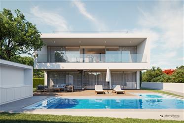Terrain constructible avec projet approuvé pour une villa moderne à Lagos
