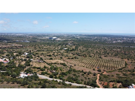 Terrain avec projet approuvé de lotissement pour 9 maisons, vue mer, Santa Bárbara de Nexe, Algarve