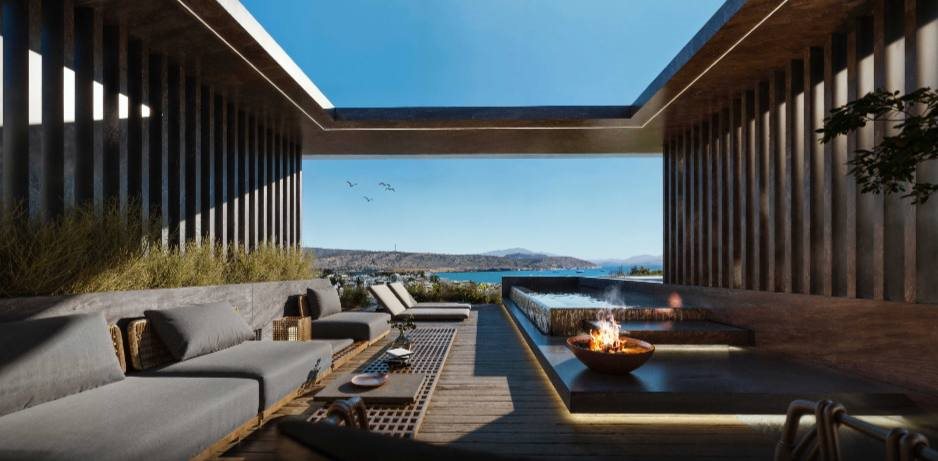 Luxury Sea View Penthouse with Private Roof Garden & Pool in Varkiza, Athens