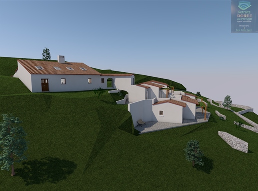 Quinta com projeto aprovado para Agroturismo ,inclui a construção de 5 moradias térreas ( 2 V2 + 3 V