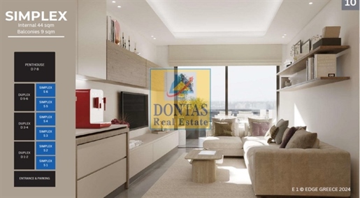 (À vendre) Appartement résidentiel || Athens Center/Athènes - 44 m², 1 chambres, 168.000€