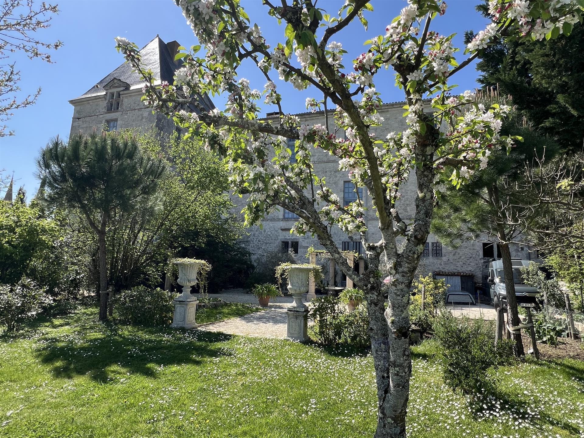 Beautiful part of a 16th century castle in the Dordogne