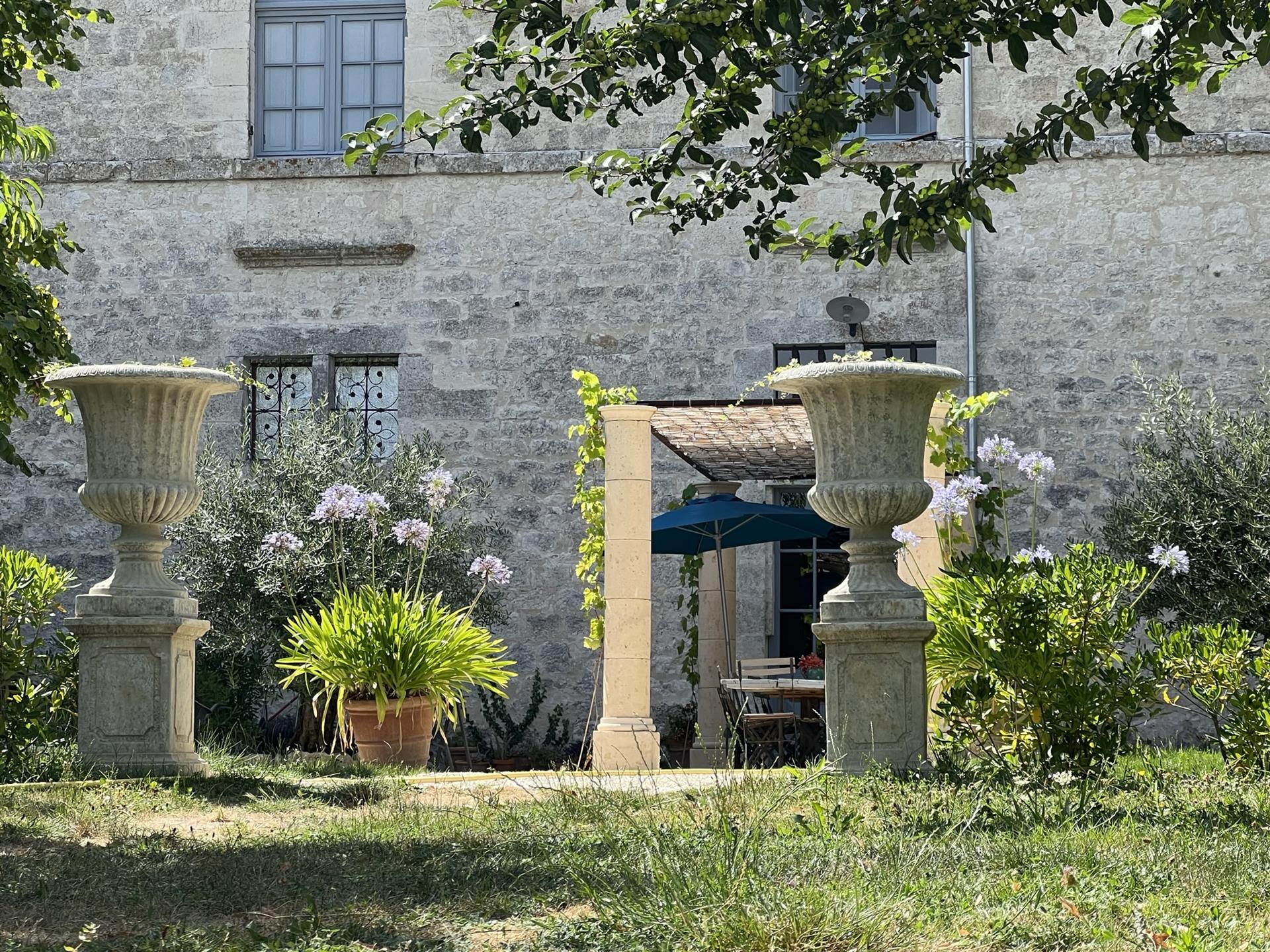 Beautiful part of a 16th century castle in the Dordogne