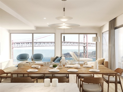 Wohnung voll möbliert und ausgestattet in Luxus-Entwicklung in Alcântara