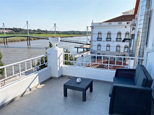 Totally refurbished building, on the waterfront of Alcácer do Sal