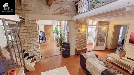Appartement loft/atelier T3/T4 en centre historique de Perpignan (Cloche d'Or / République)