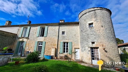 Magnífica residencia Charentaise de 1800 para terminar de renovar