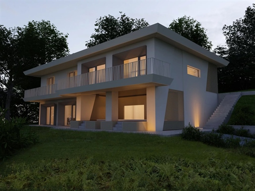 Modern villa with high energy efficiency on the hill of Stresa