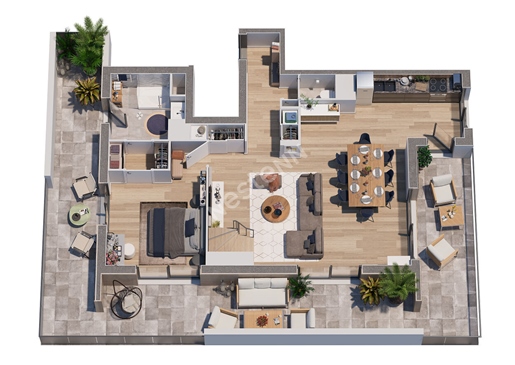T6 duplex apartment in penthouse - 155.46sqm - Exceptional location - Amphion-les-bains