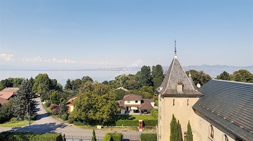 Triplex apartment located on the top floor of a 13th century castle.