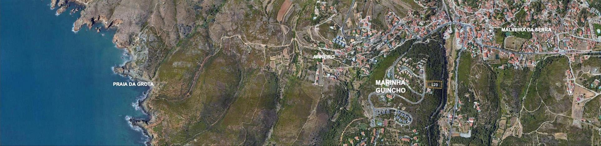 Teren nr. 23 la Marinha Guincho cu proiect de casă în Cascais, Portugalia, vânzare de către proprie