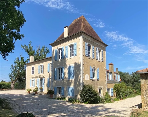 Late 17th Century Château, nestled within 3 hectares of stunning woodland and fields, overlooking th