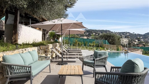 Le Cannet hills - Modern Provencal villa in perfect condition - 180° panoramic sea view