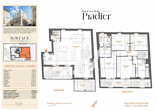 Vente d'un appartement Neuf 154 m² avec terrasses à Nimes