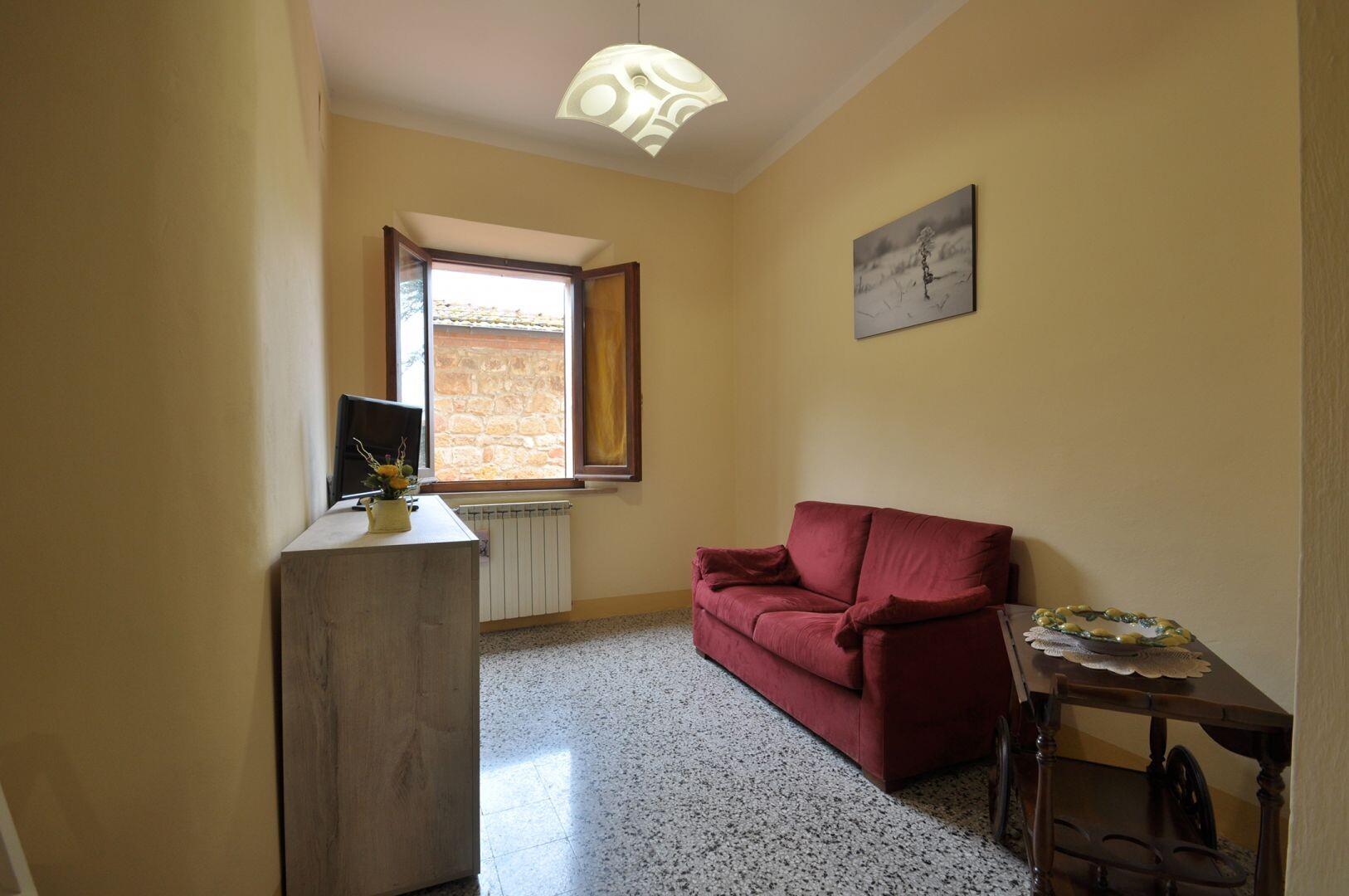 Apartment La Porticina centrale con fondo in Pienza, Siena - Tuscany