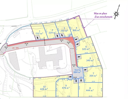 Chateauneuf de Gadagne Baugrundstück von 444 m2